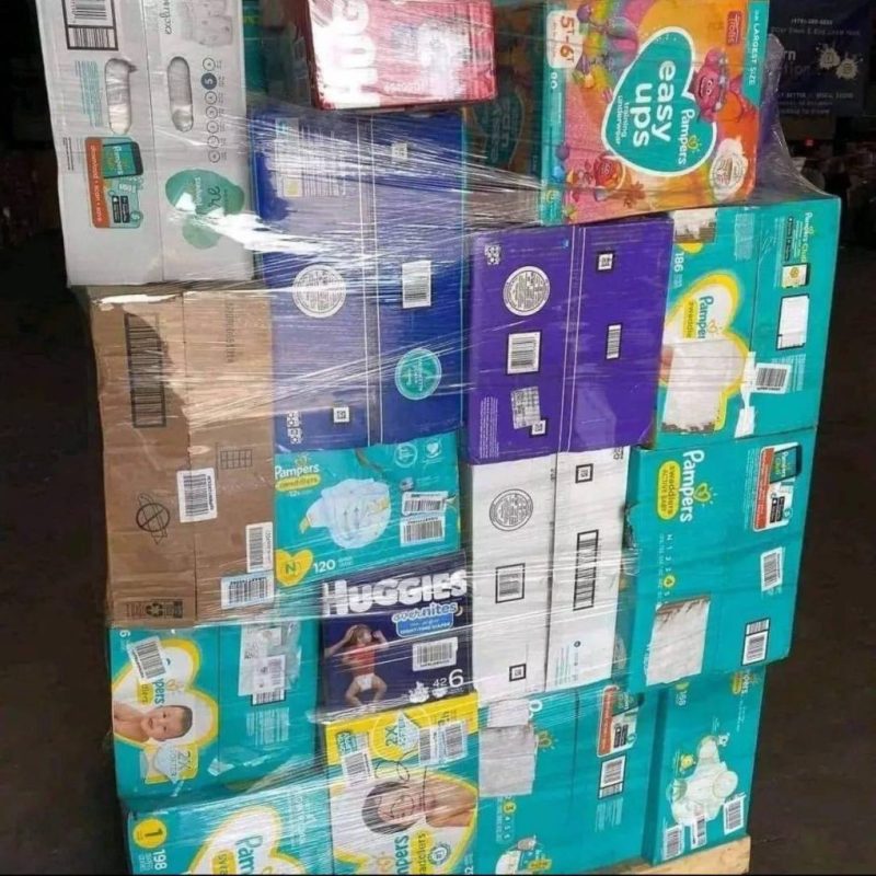 Baby Diaper Pallets Liquidation – Wholesale